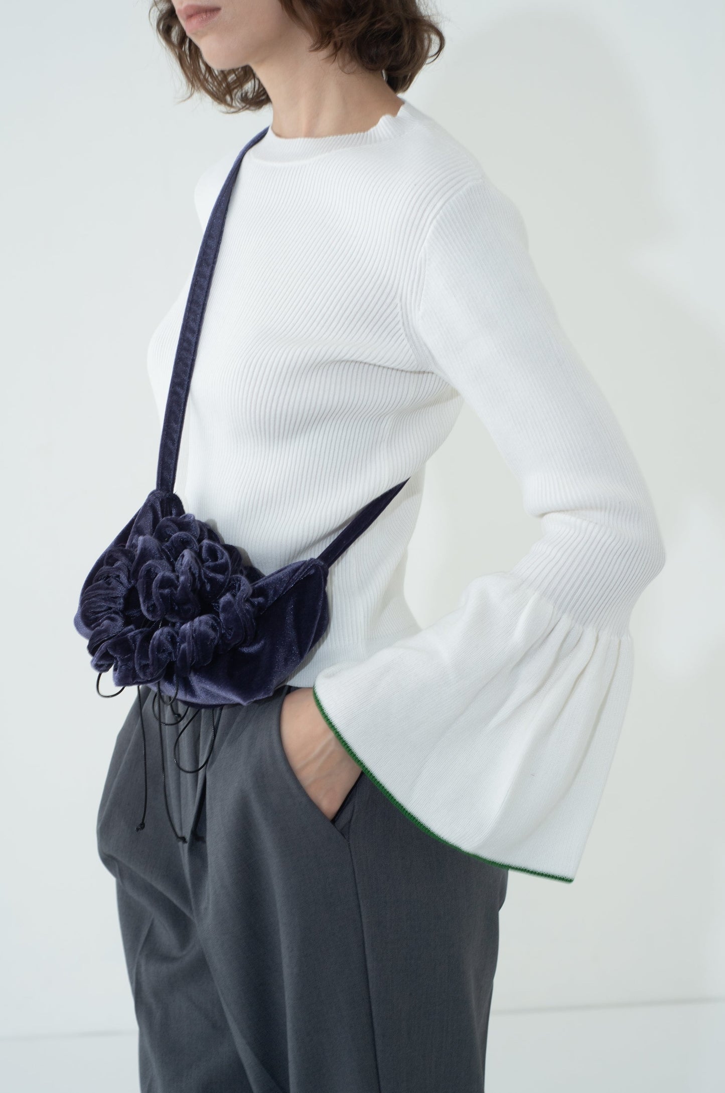 FLARE RIB KNIT