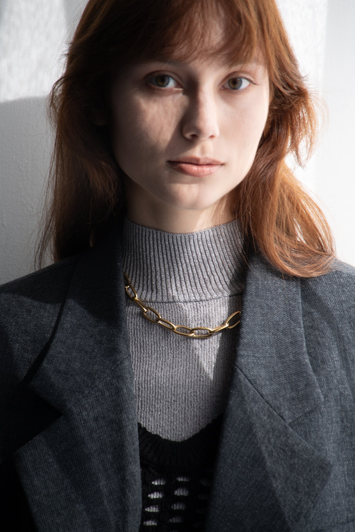 LAME RIBBON KNIT