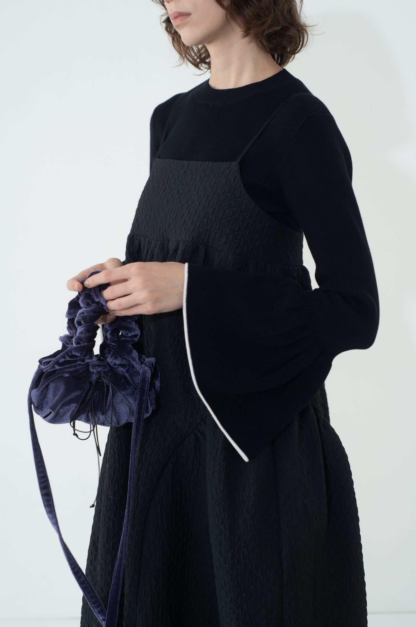 FLARE RIB KNIT