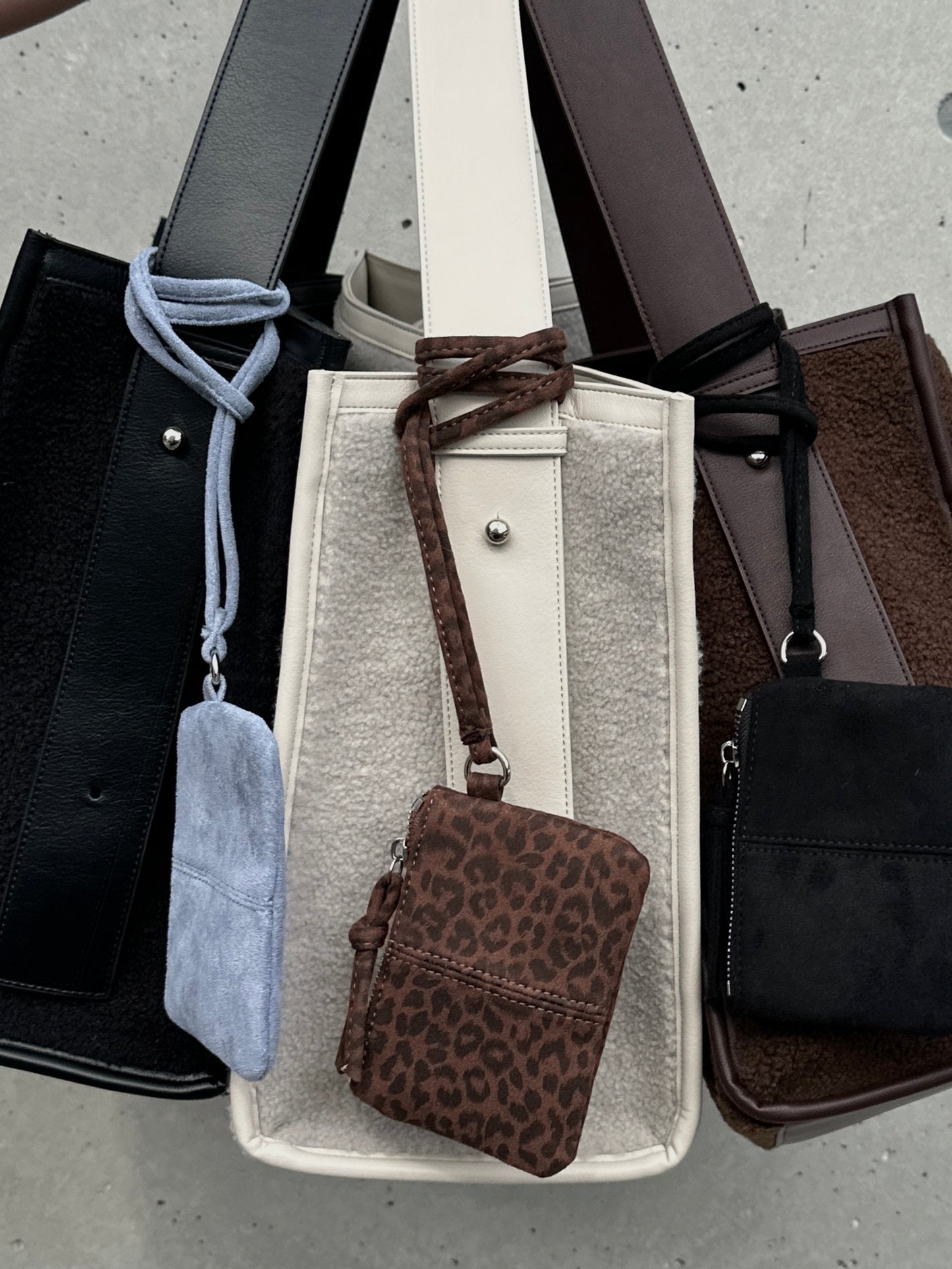 LEATHER BOA TOTE