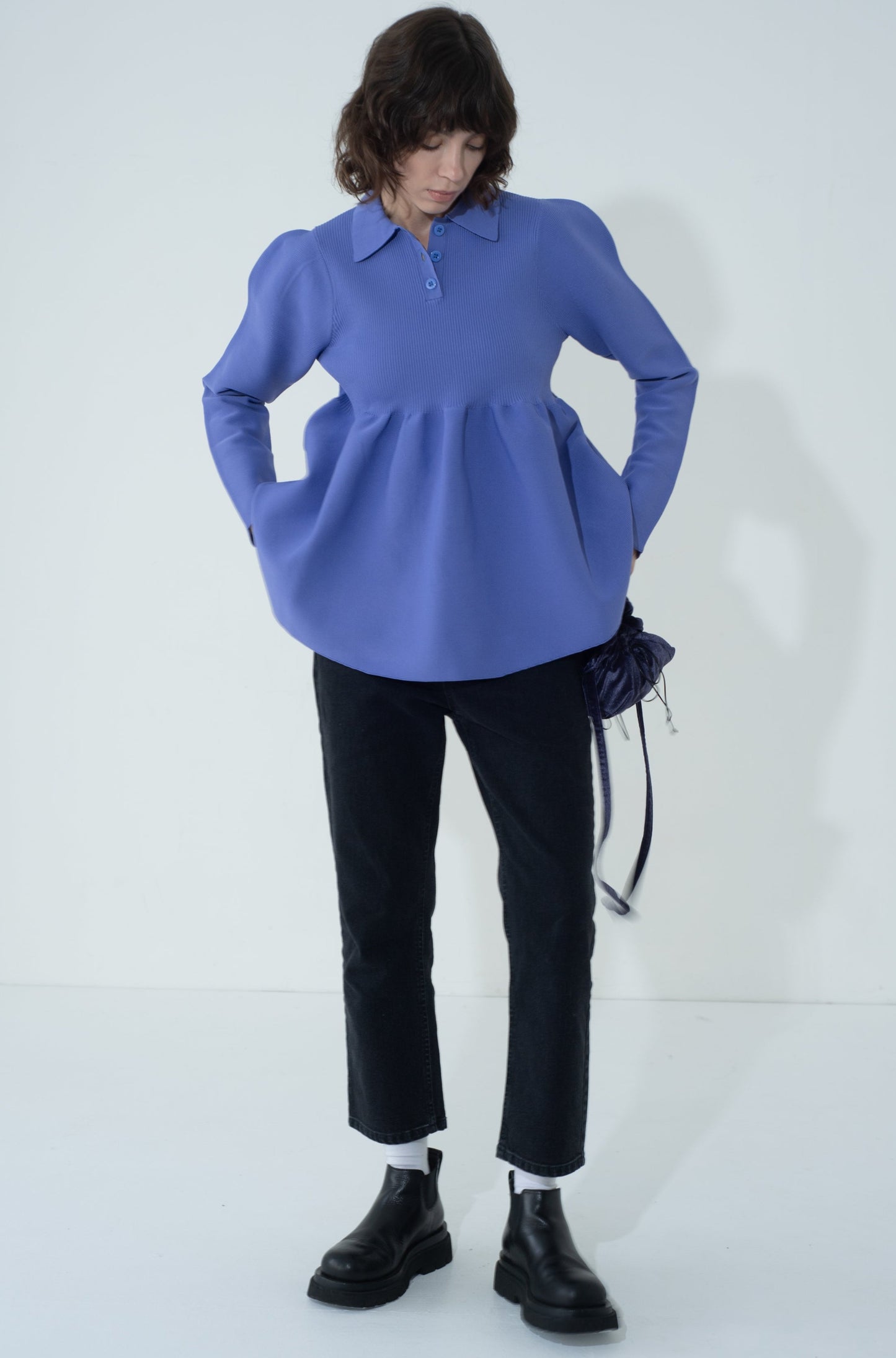 POLO FUFFY KNIT (PURPLE)
