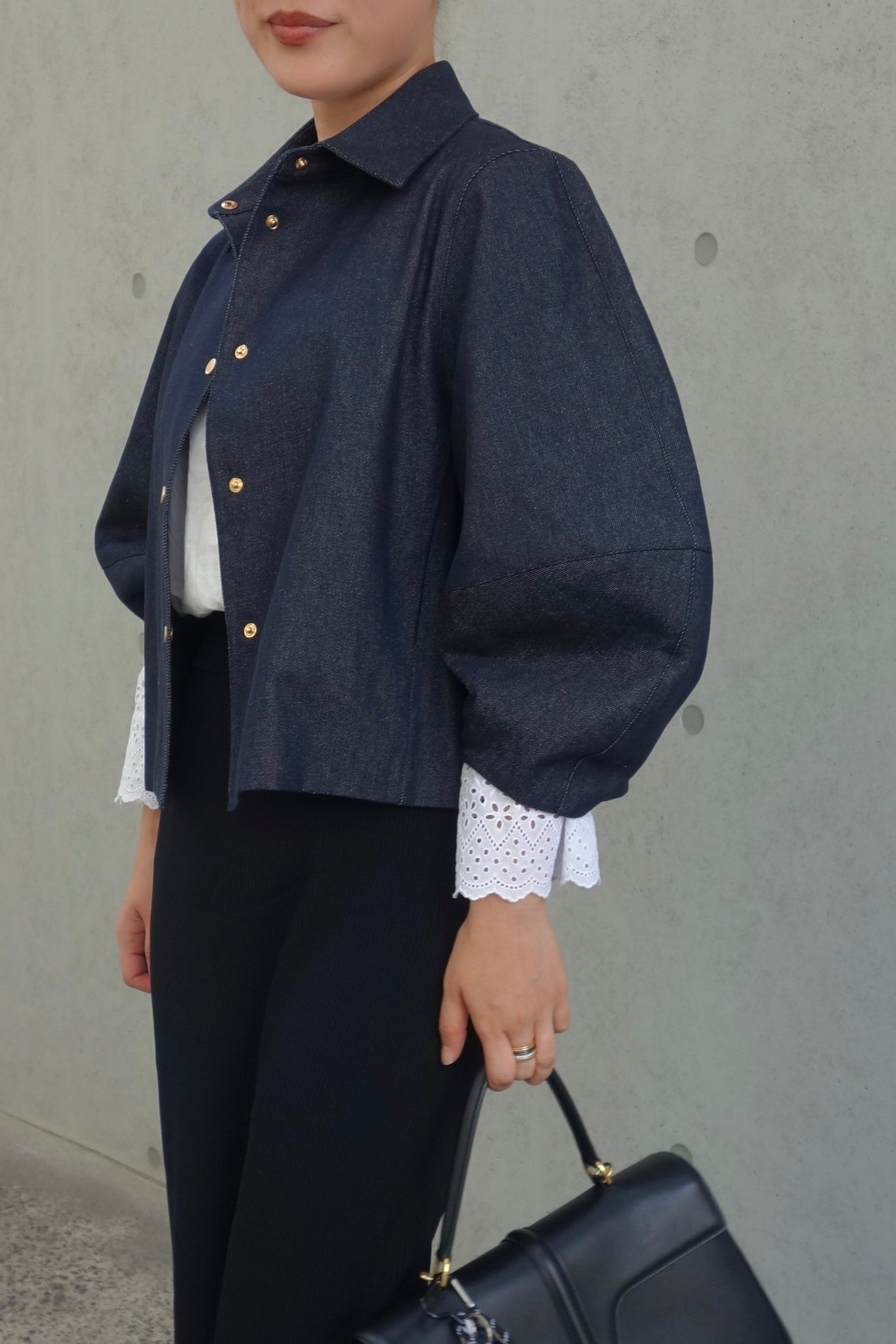 LANTHAN SLEEVE JACKET (DENIM)
