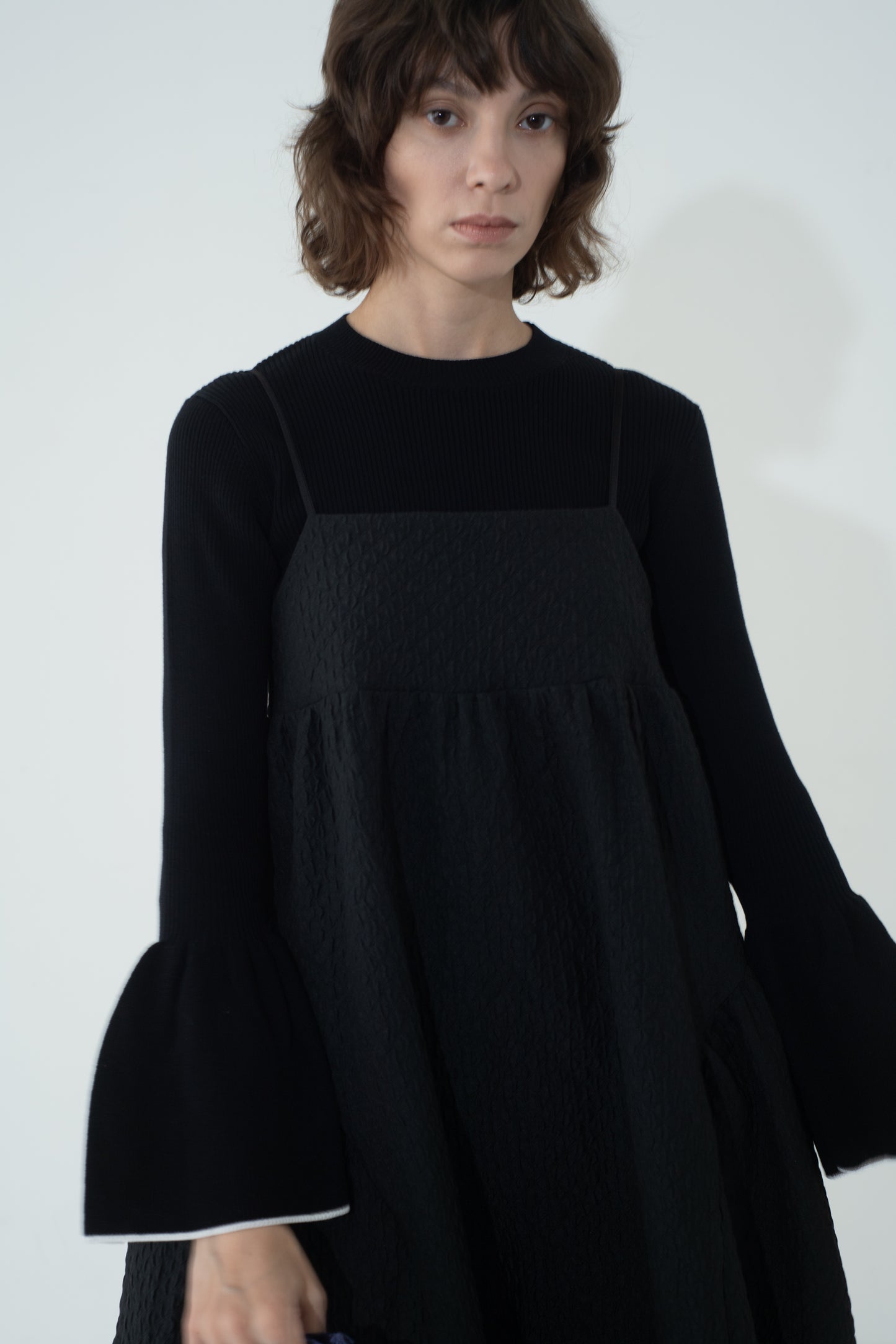 FLARE RIB KNIT