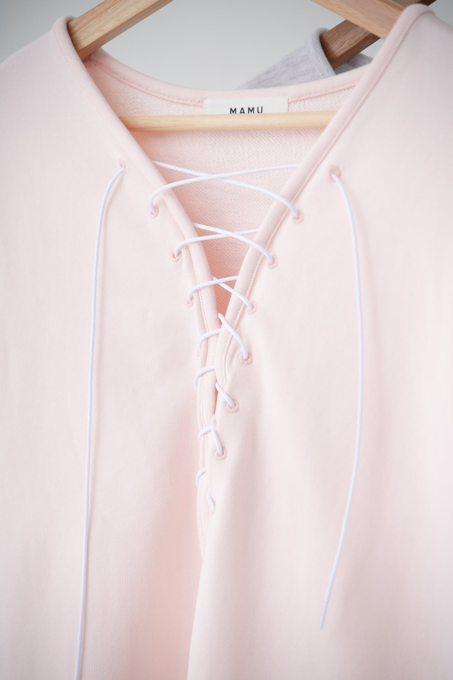 LACE UP SWEAT TOPS (BLACK)