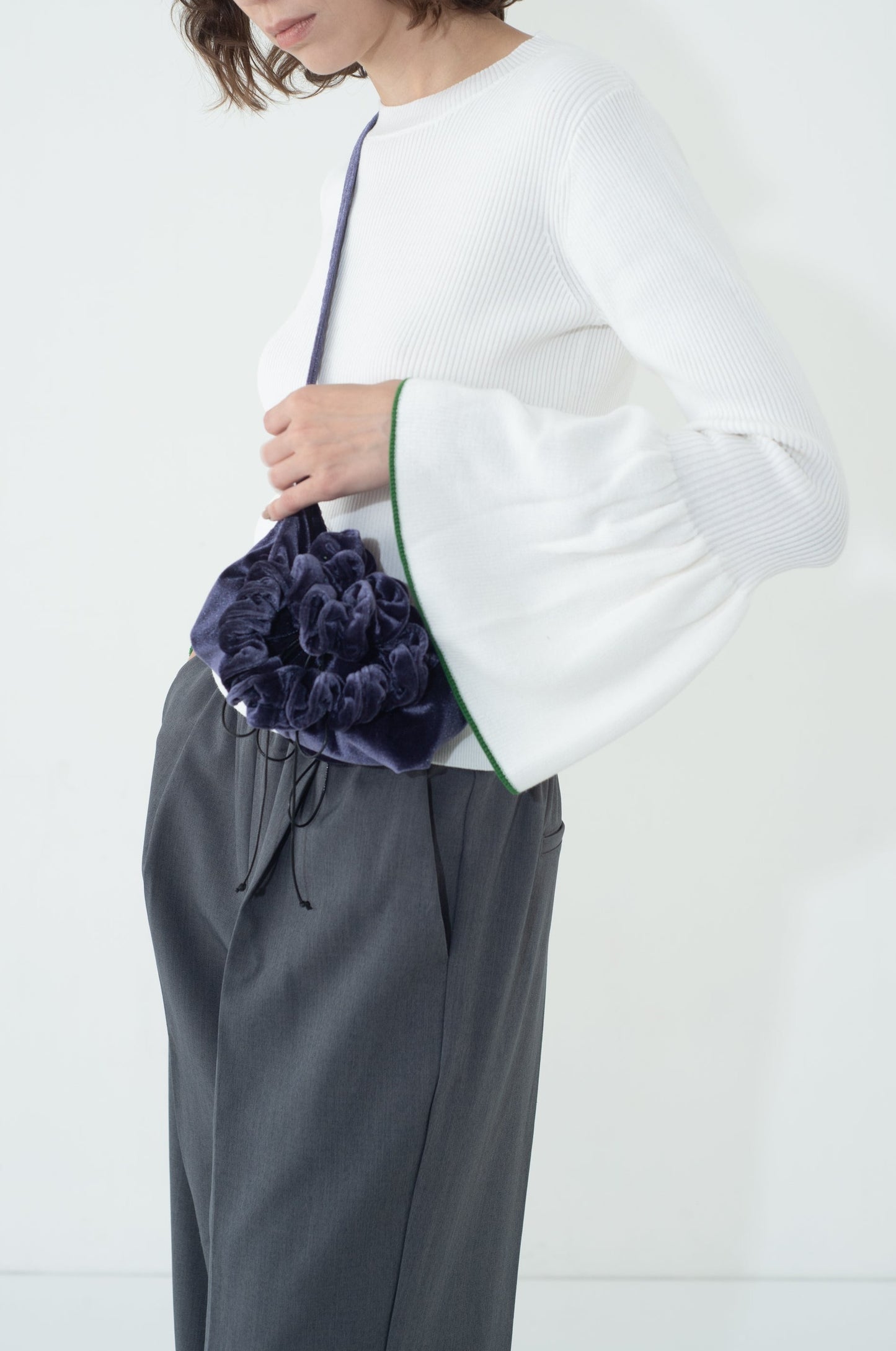 FLARE RIB KNIT