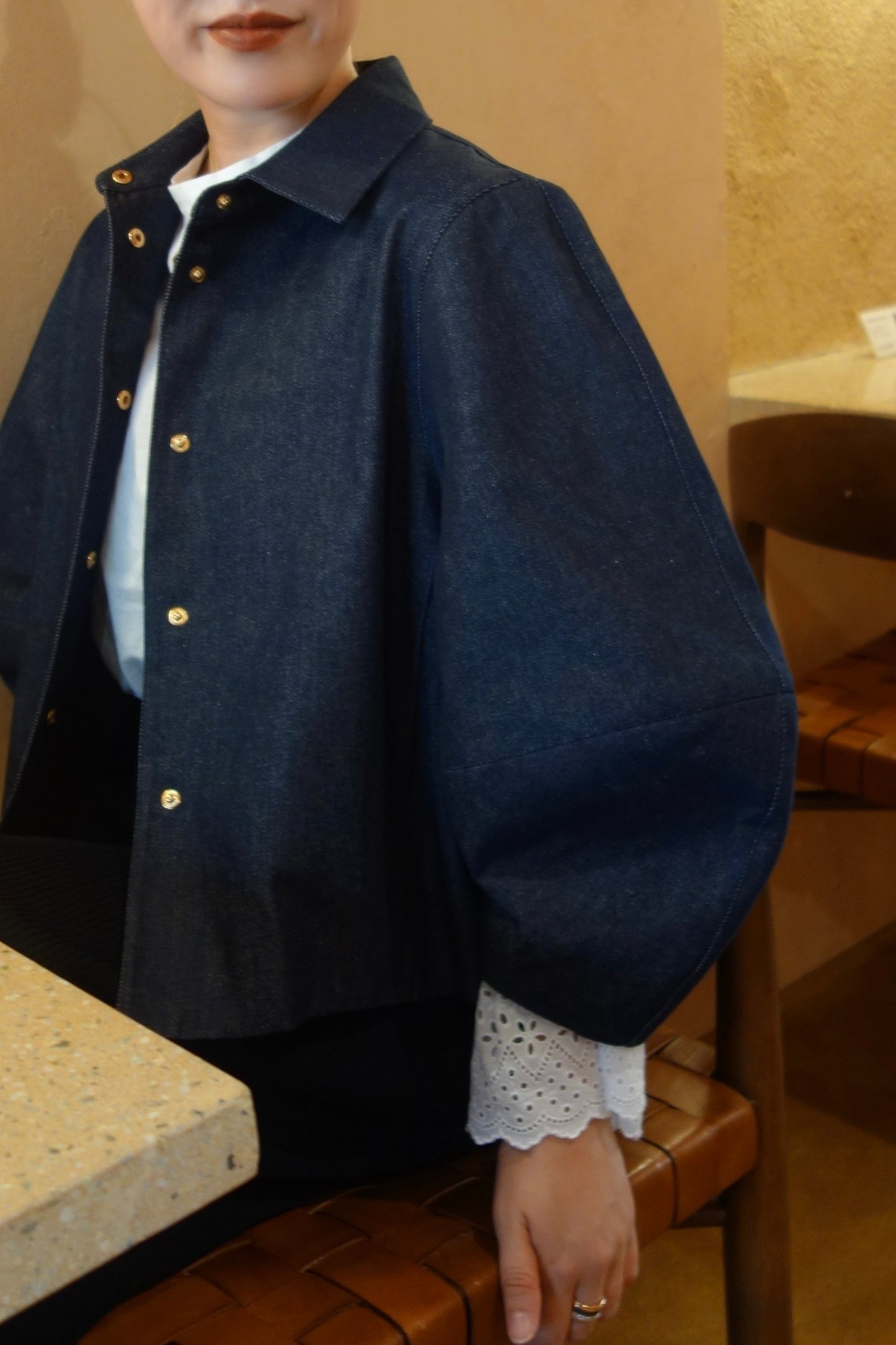 LANTHAN SLEEVE JACKET (DENIM)
