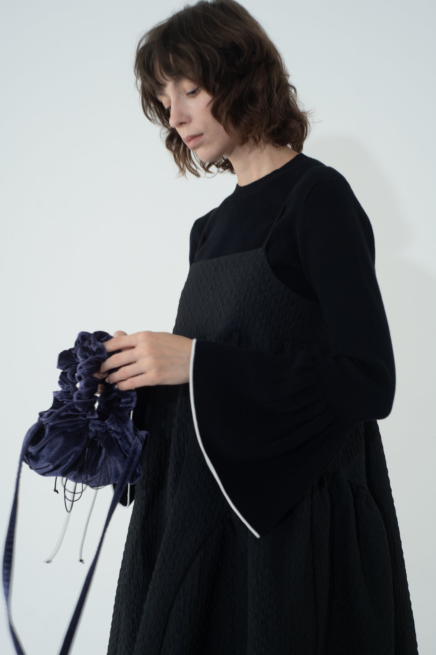 FLARE RIB KNIT