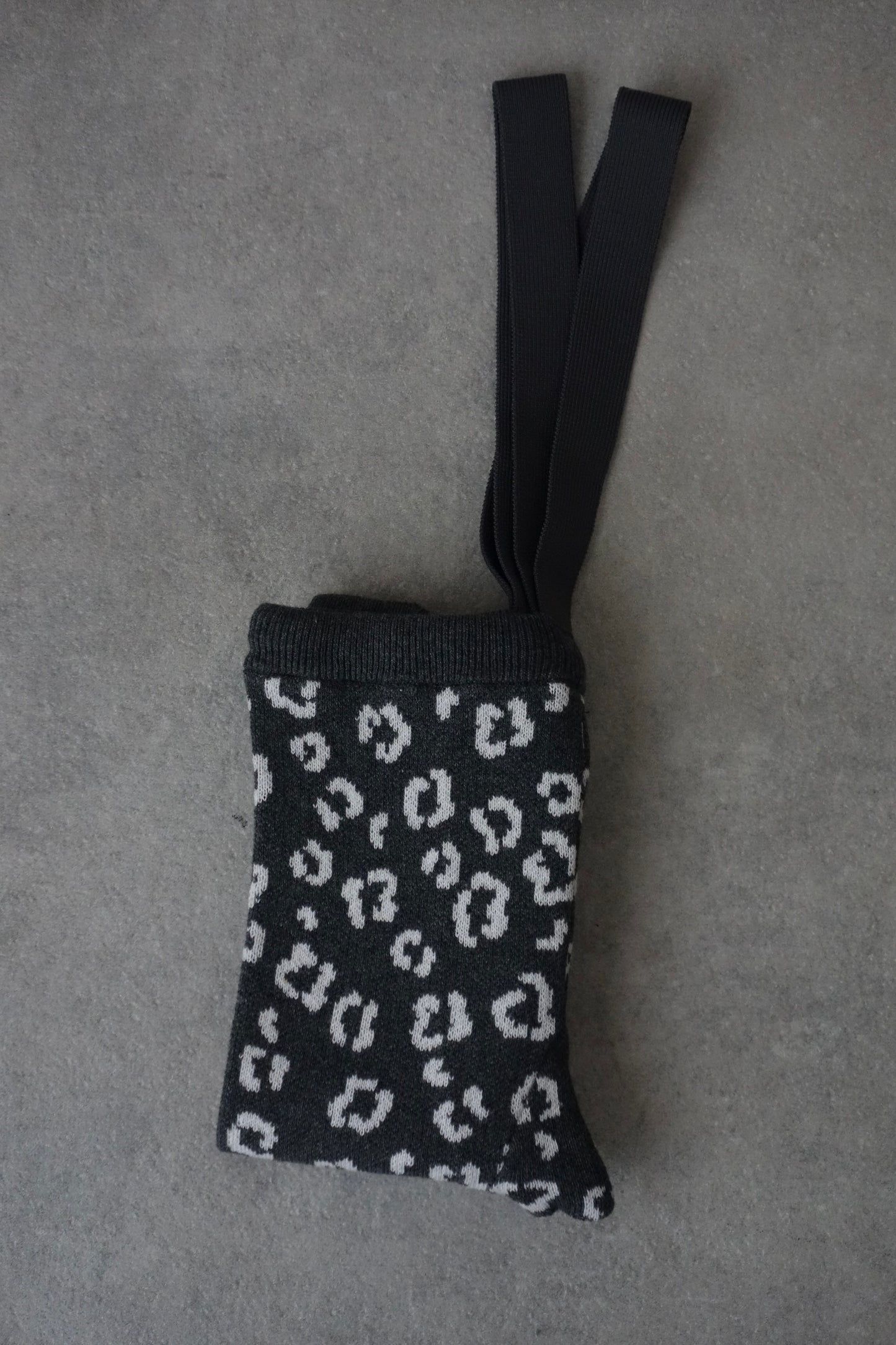 LEOPARD FOOTLESS KNIT TIGHTS