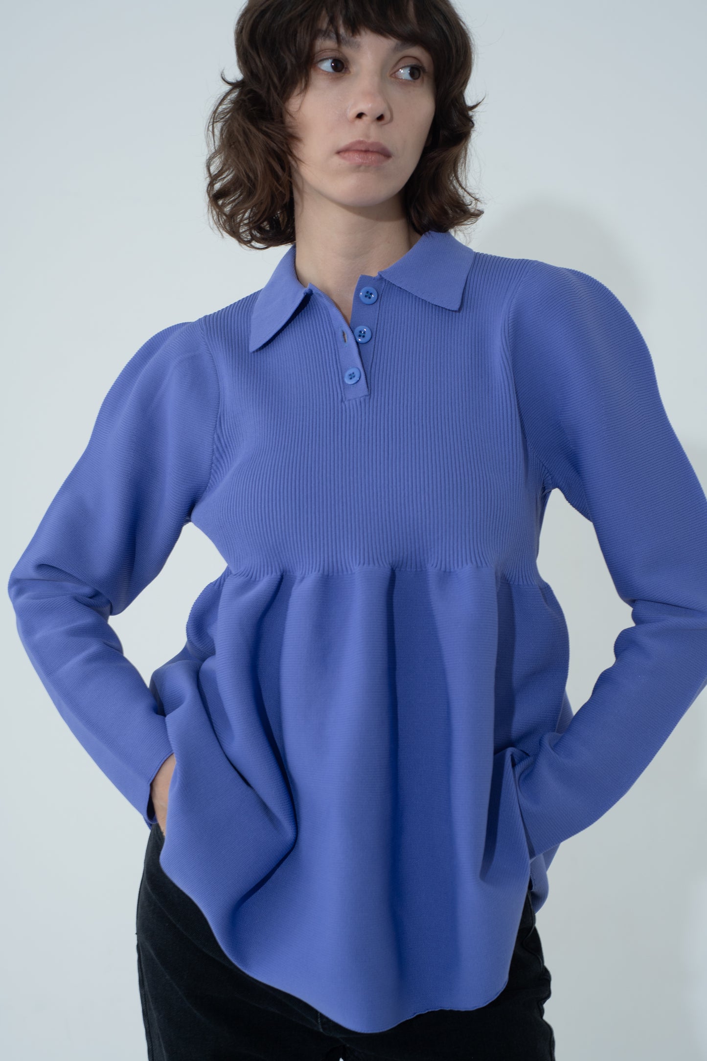 POLO FUFFY KNIT (PURPLE)