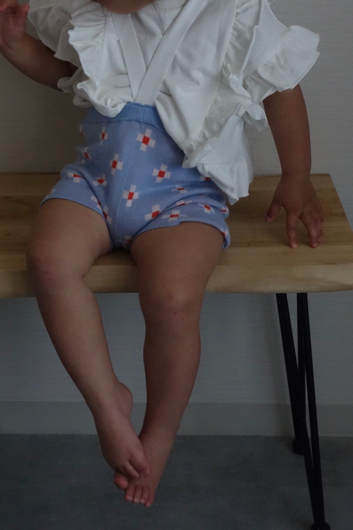 FLOWER TILE SHORT PANTS