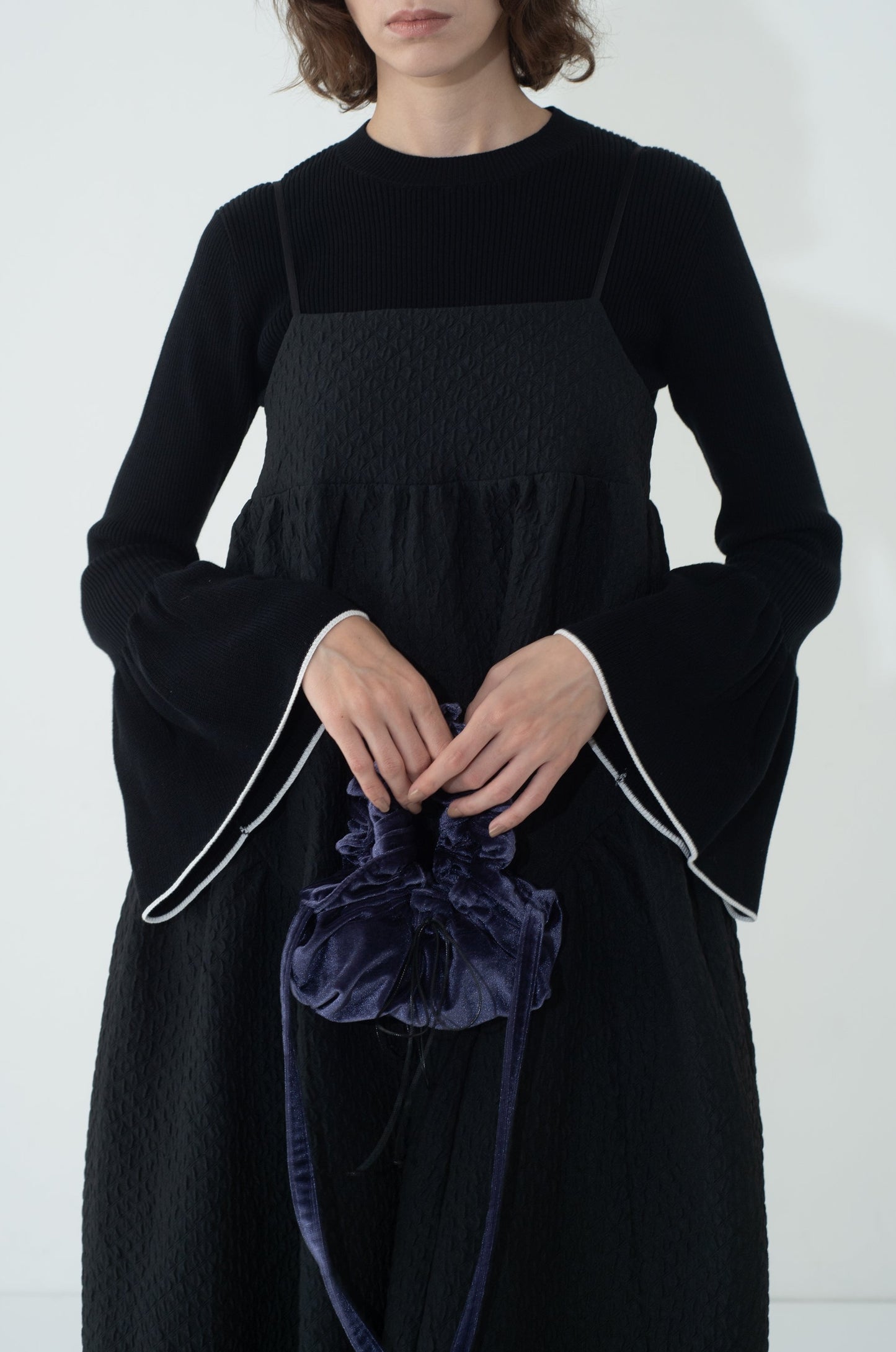 FLARE RIB KNIT