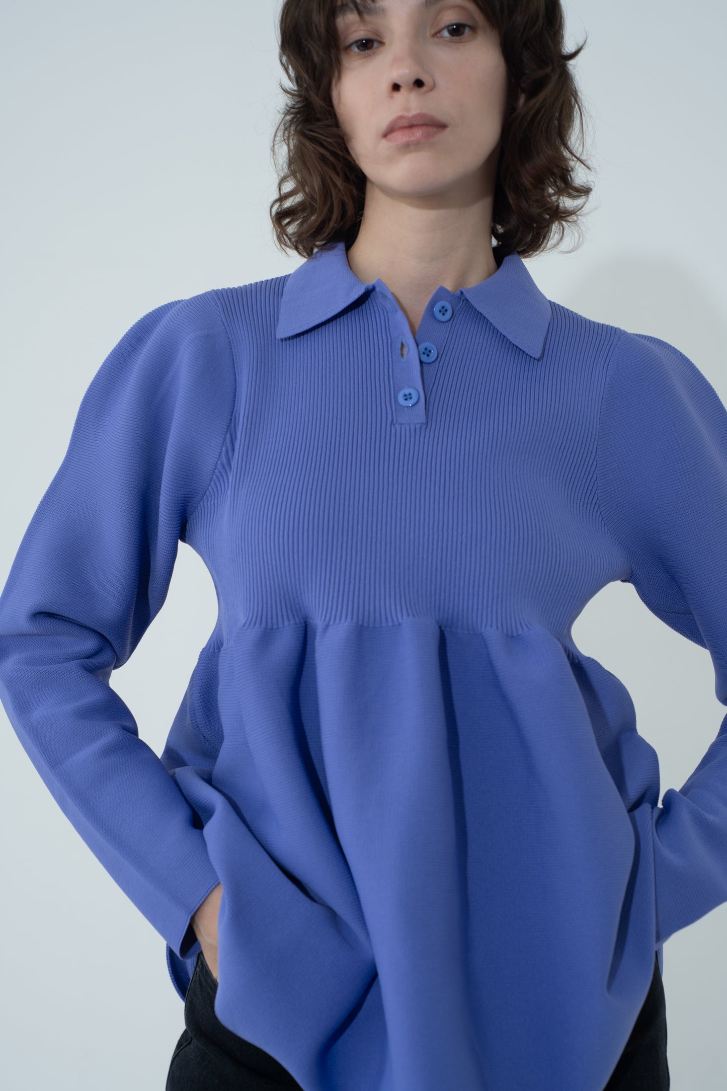 POLO FUFFY KNIT (PURPLE)