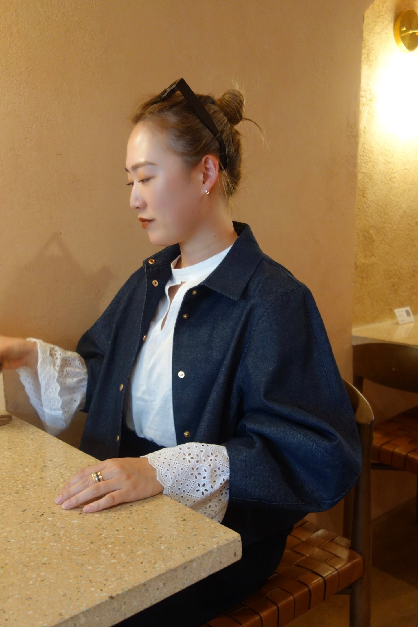 LANTHAN SLEEVE JACKET (DENIM)