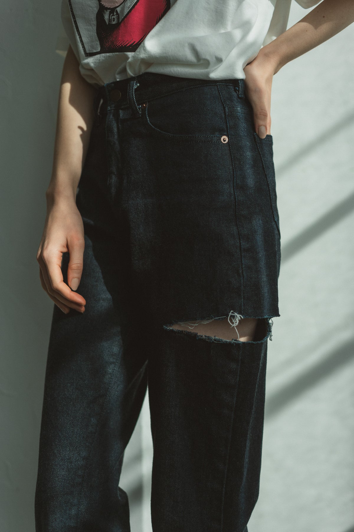 STRAIGHT CUT DENIM (INDIGO)