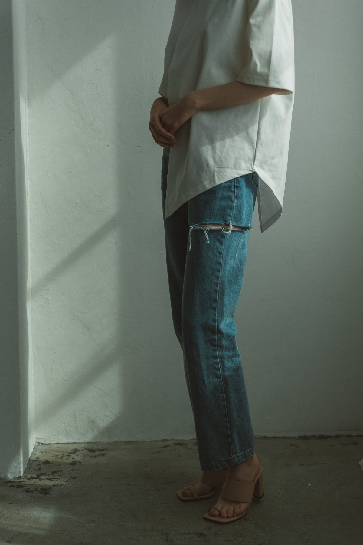 STRAIGHT CUT DENIM (INDIGO)