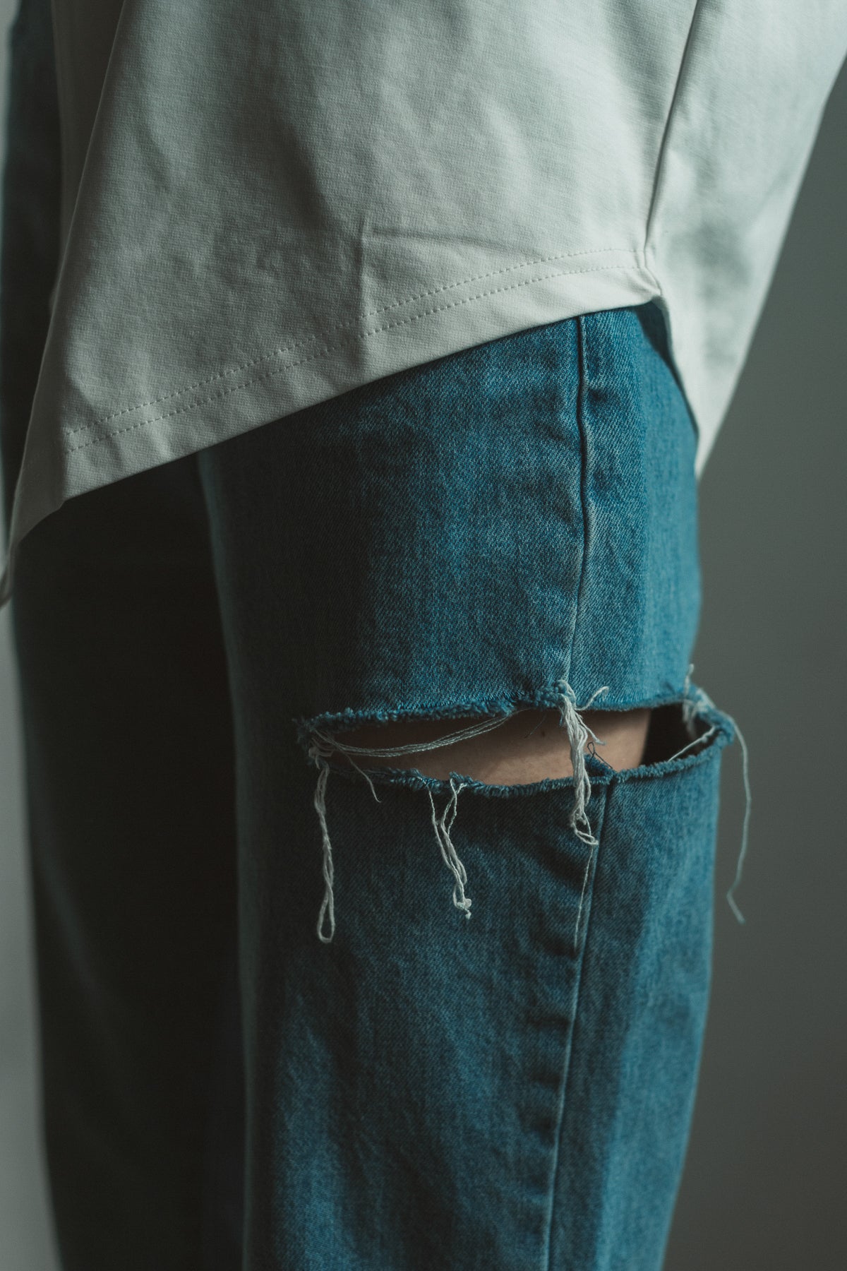 STRAIGHT CUT DENIM (INDIGO)
