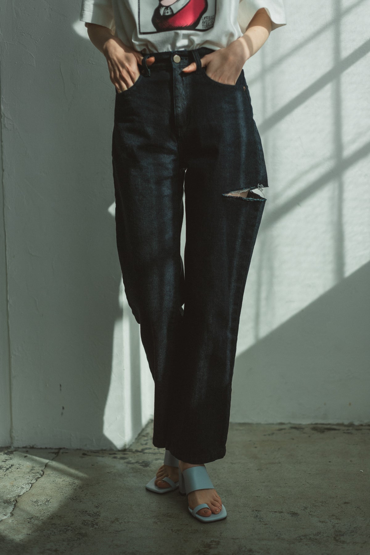 STRAIGHT CUT DENIM (INDIGO)