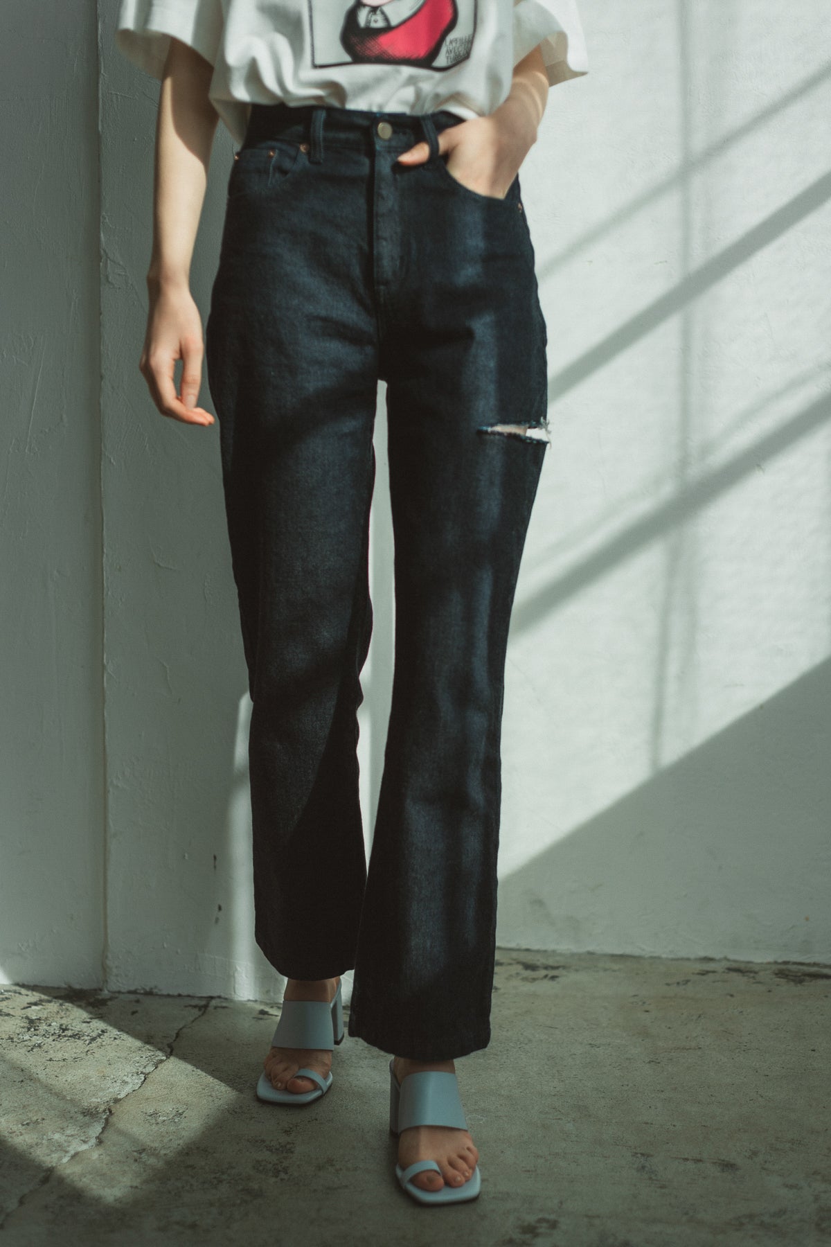 STRAIGHT CUT DENIM (INDIGO)