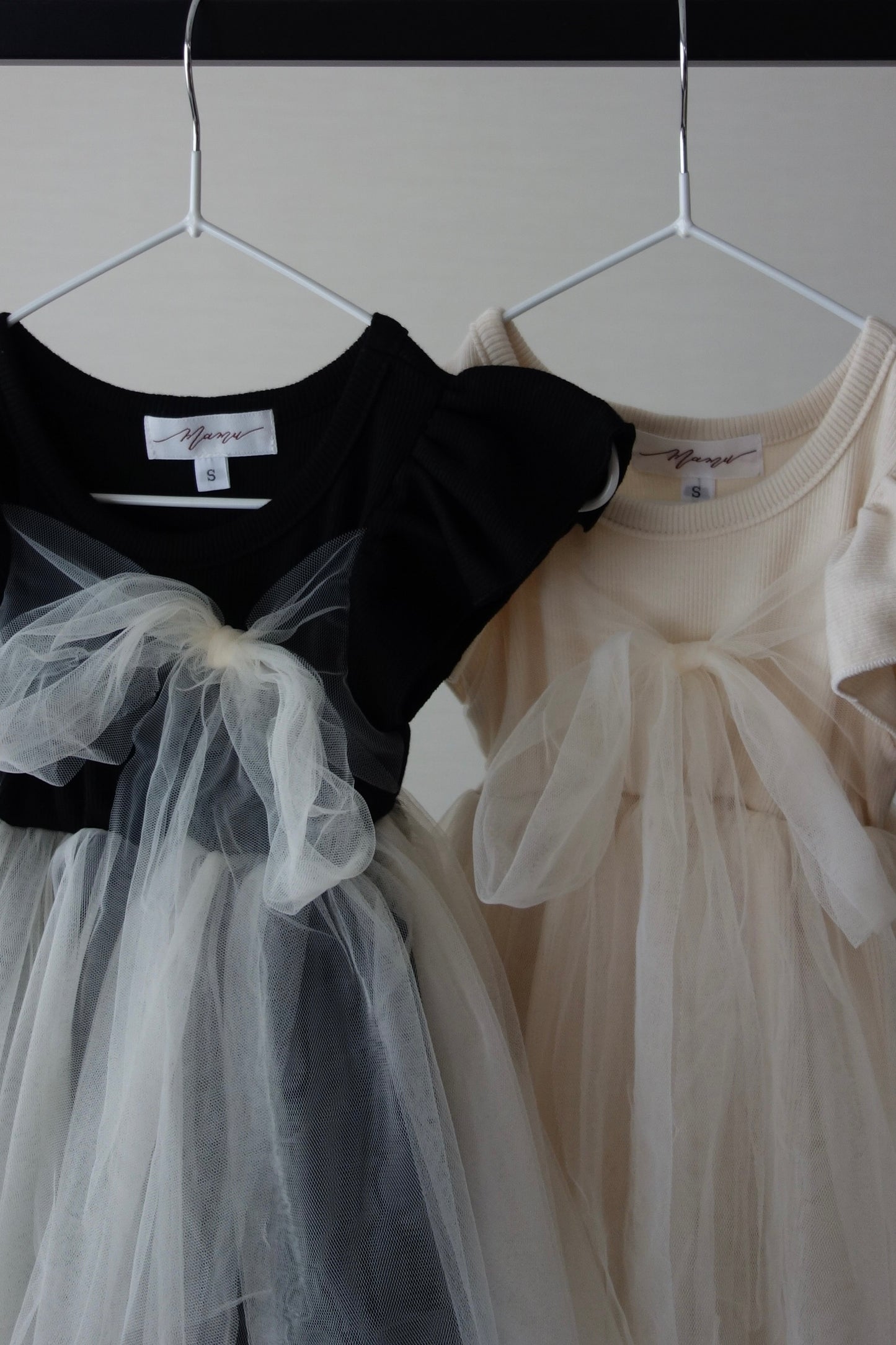 BABY / ribbon tulle onepiece