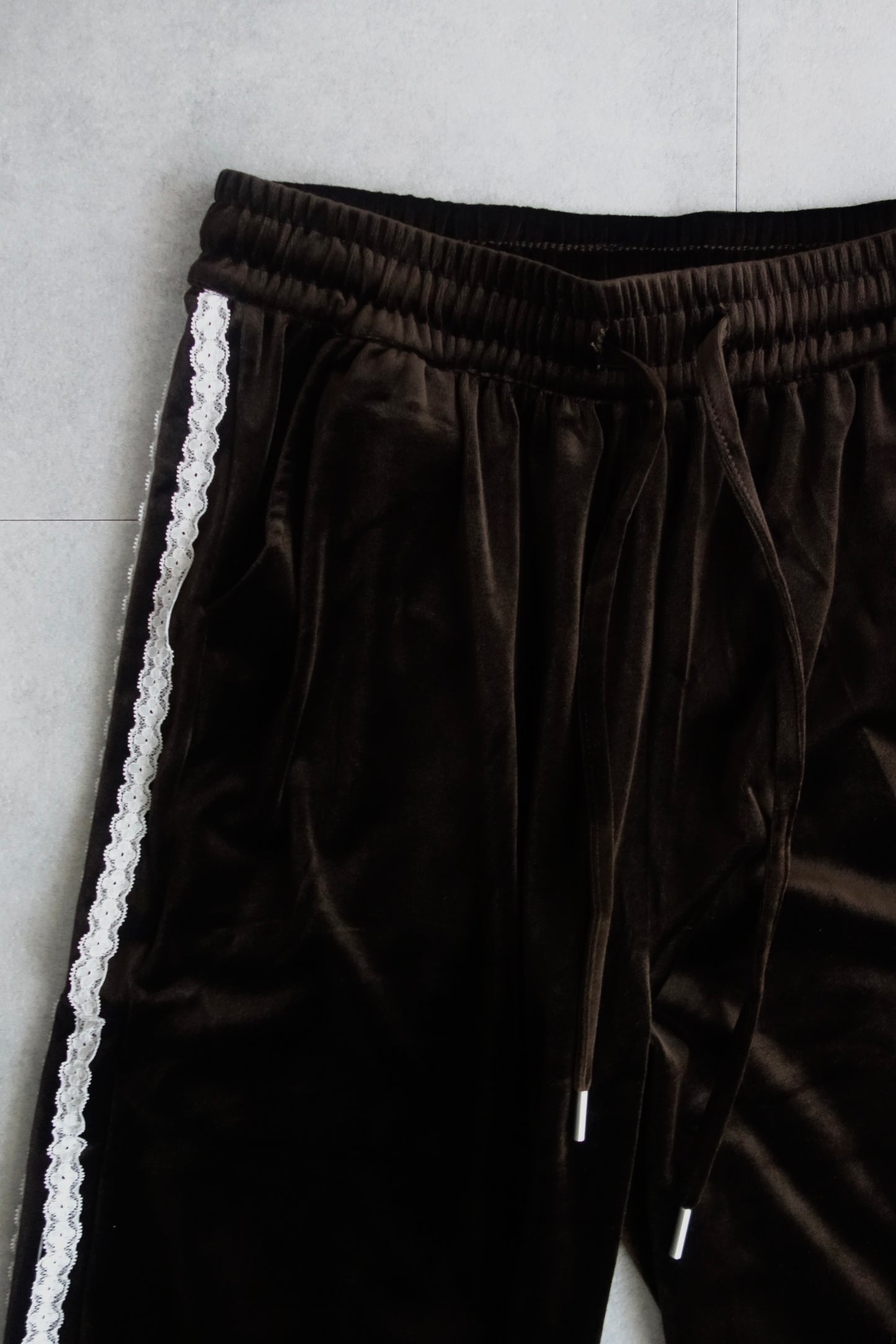 予約 / VELVET LACE PANTS