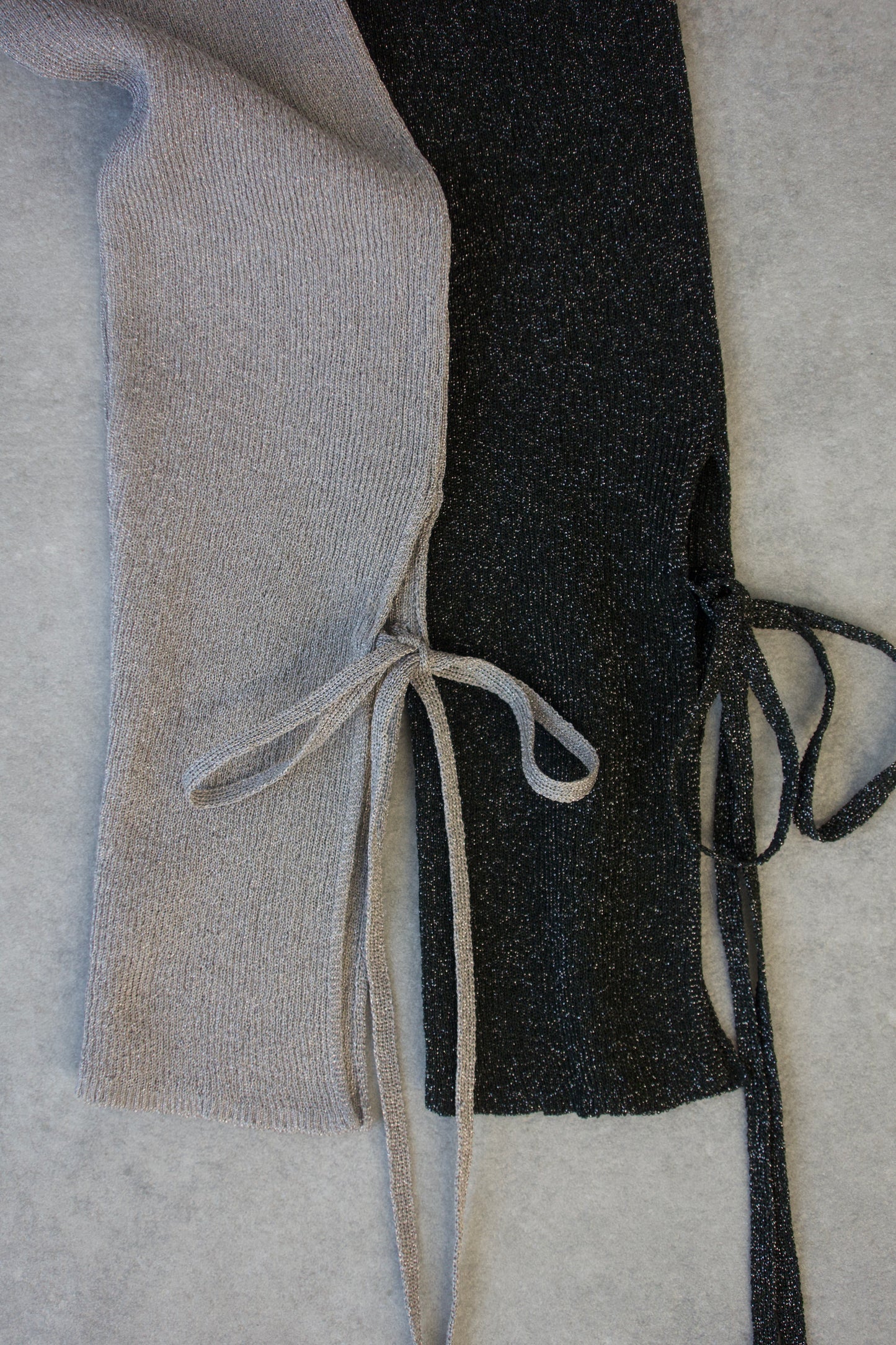 LAME RIBBON KNIT