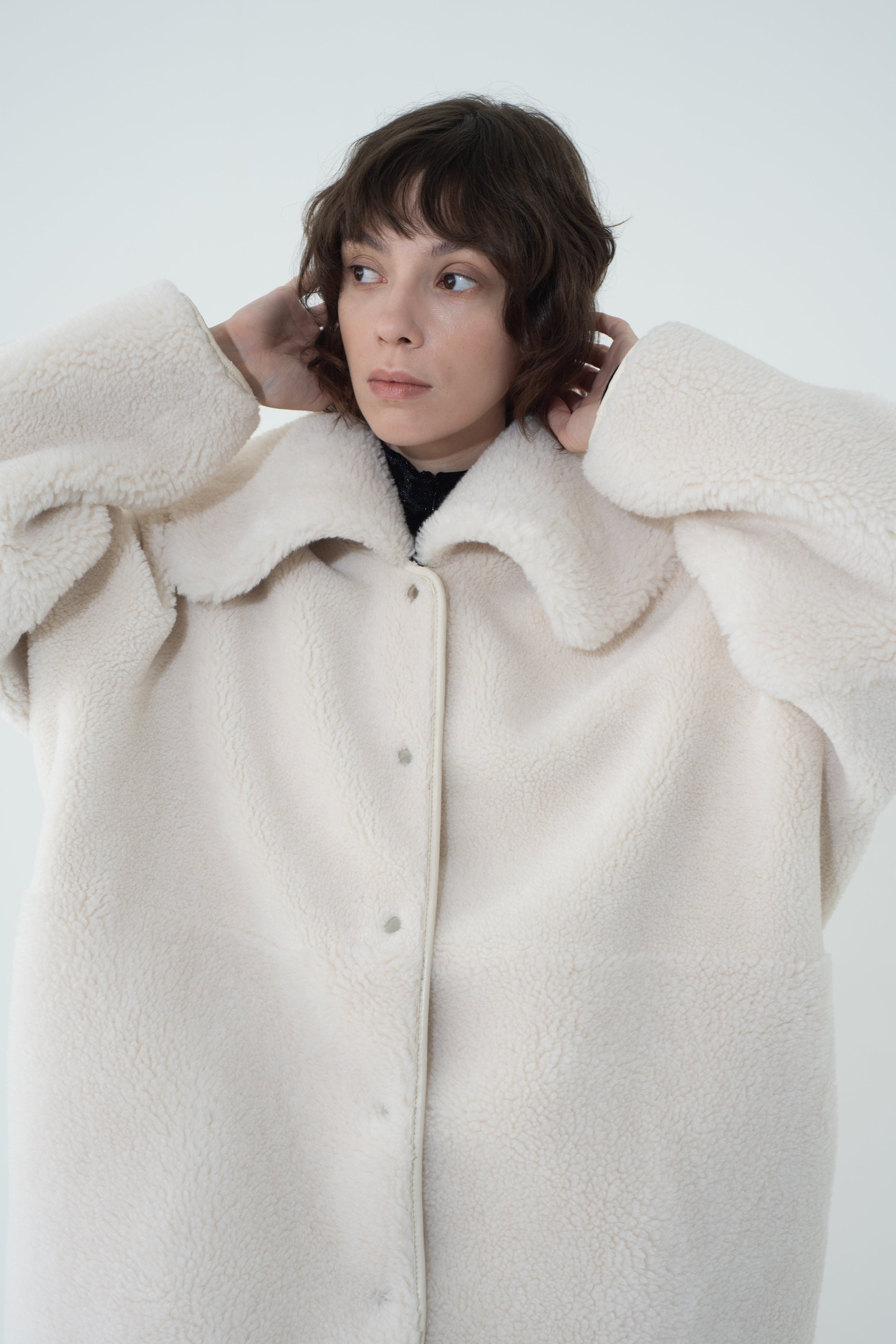 BOA COLLAR COAT (BORDEAUX) – MAMU