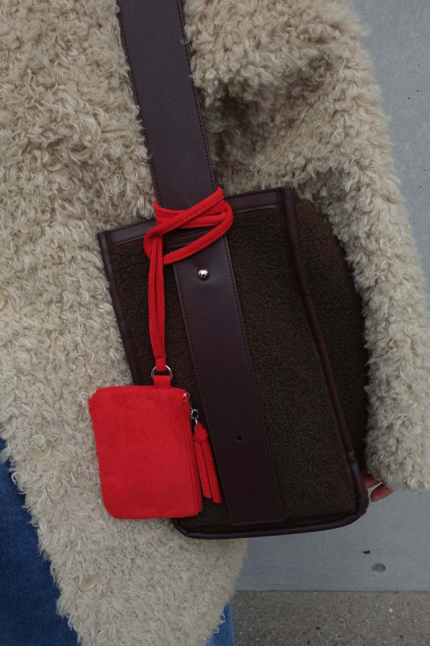 LEATHER BOA TOTE