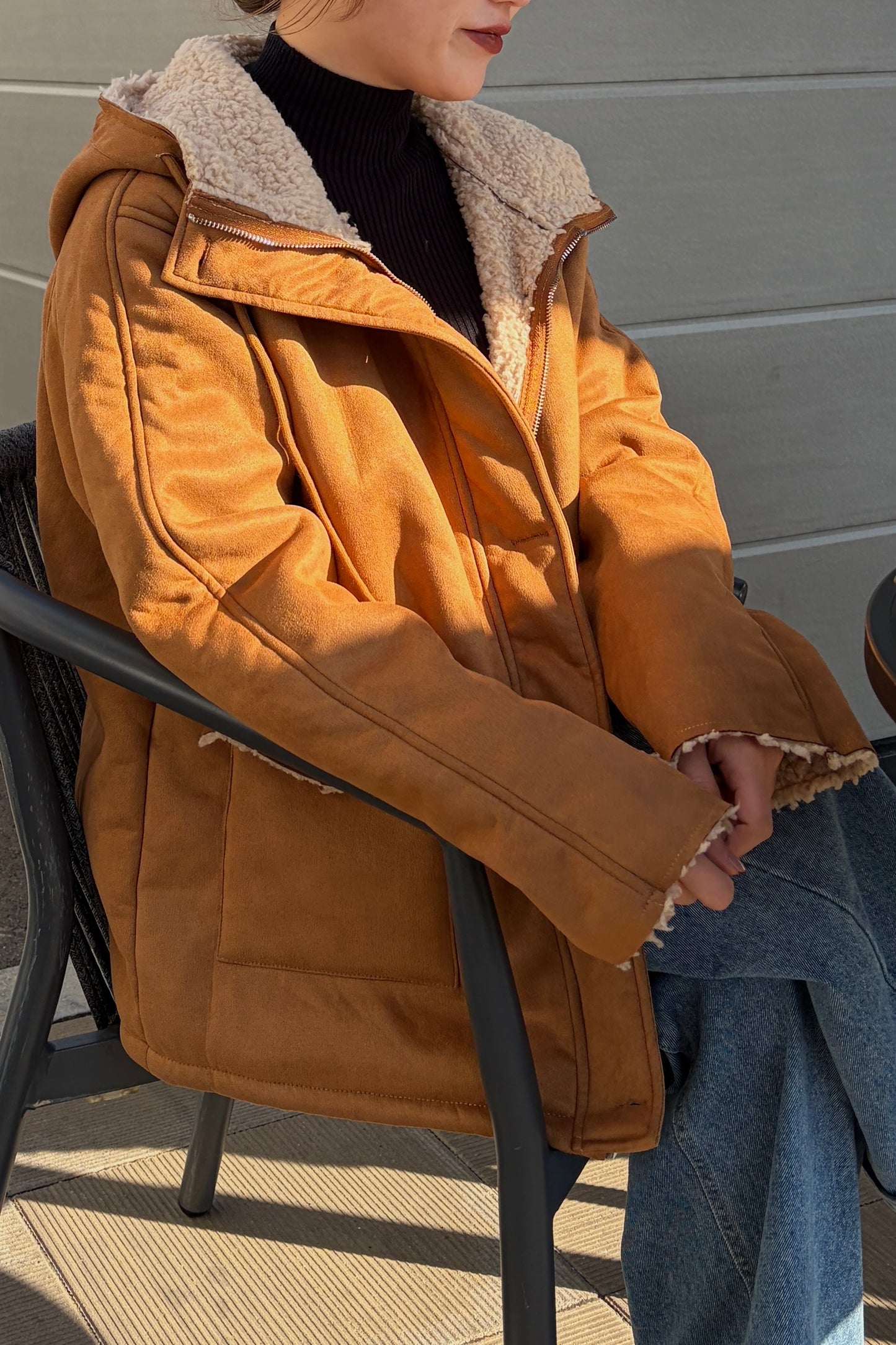 予約 / MOUTON HOODIE COAT