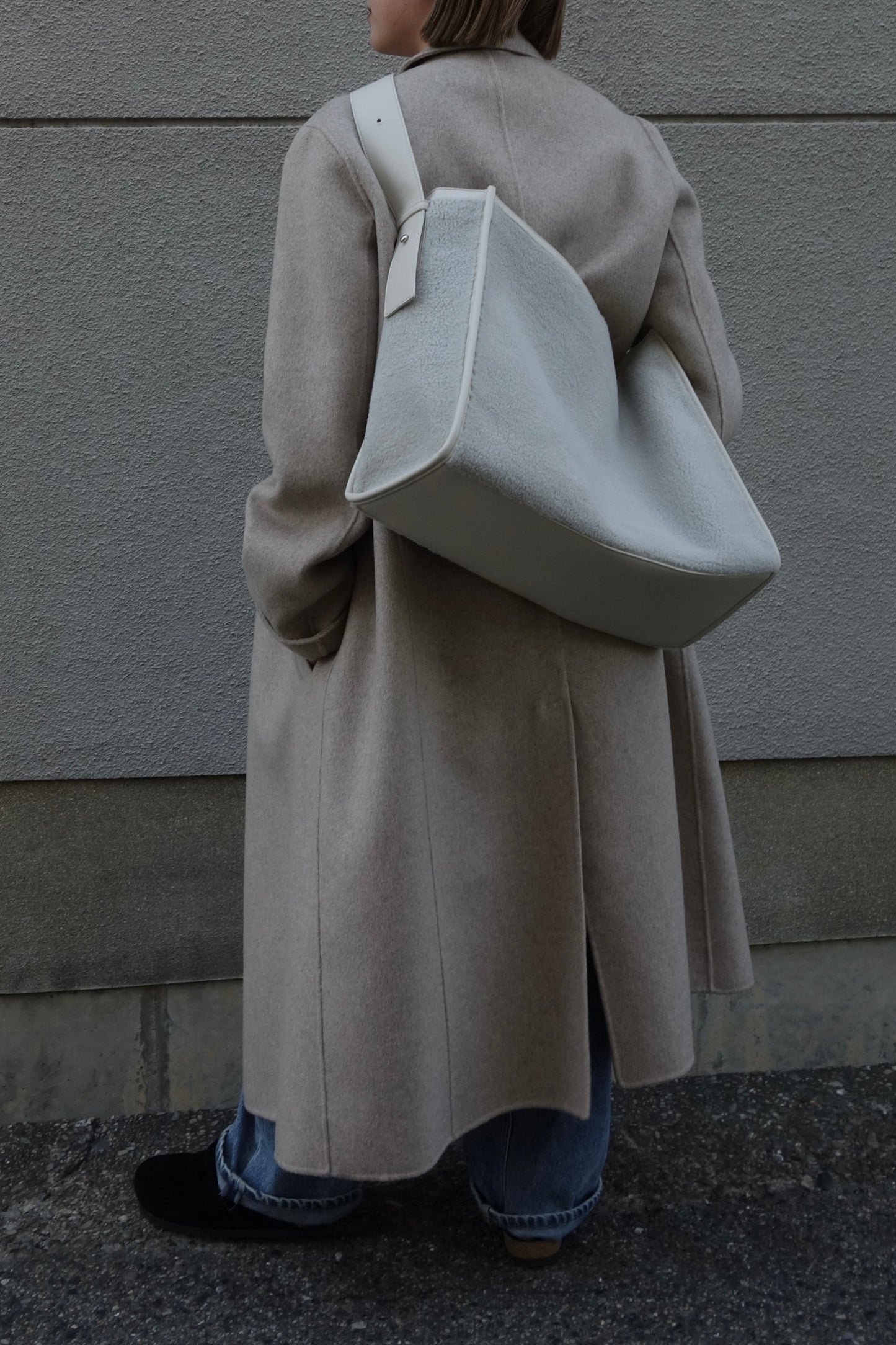 LEATHER BOA TOTE