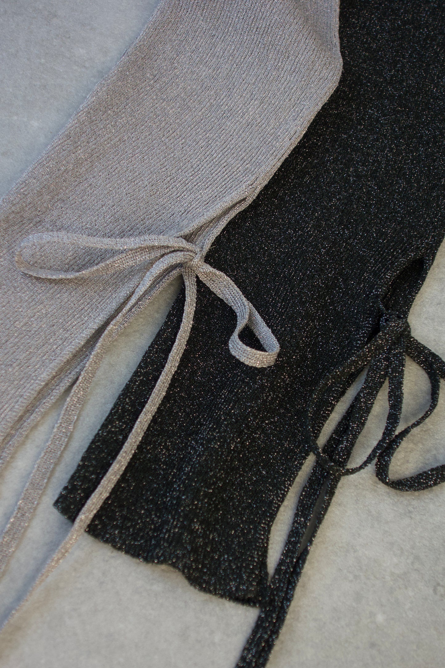 LAME RIBBON KNIT