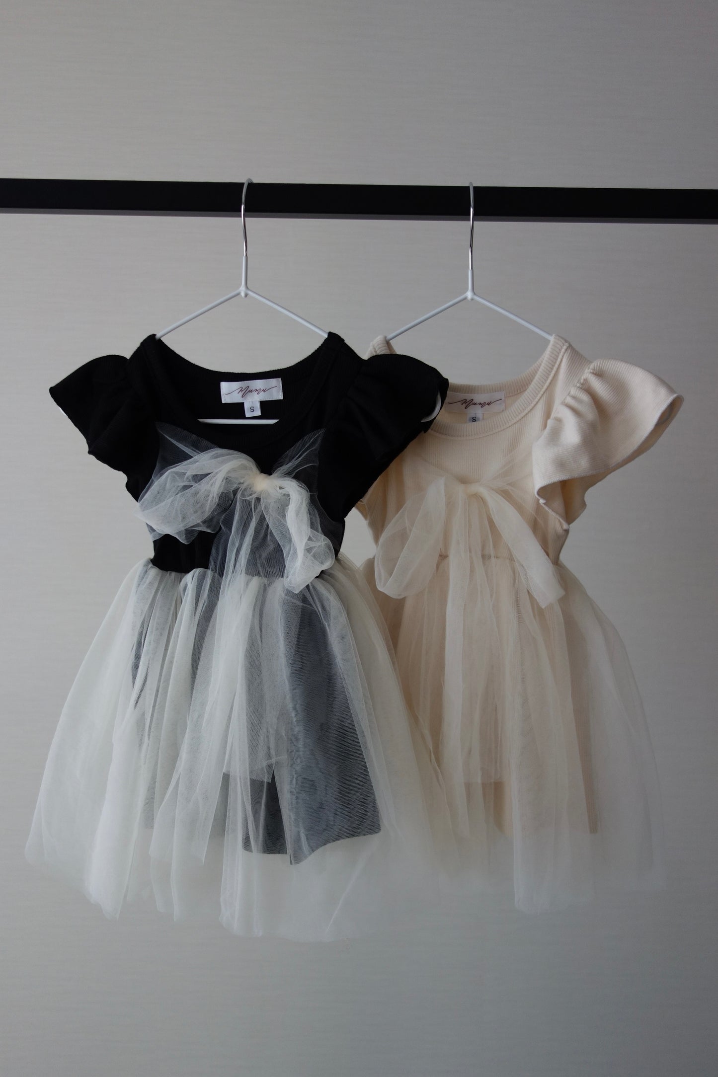 BABY / ribbon tulle onepiece
