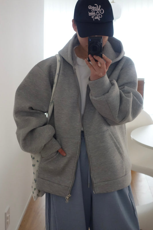 予約 / BONDING TUCK HOODIE