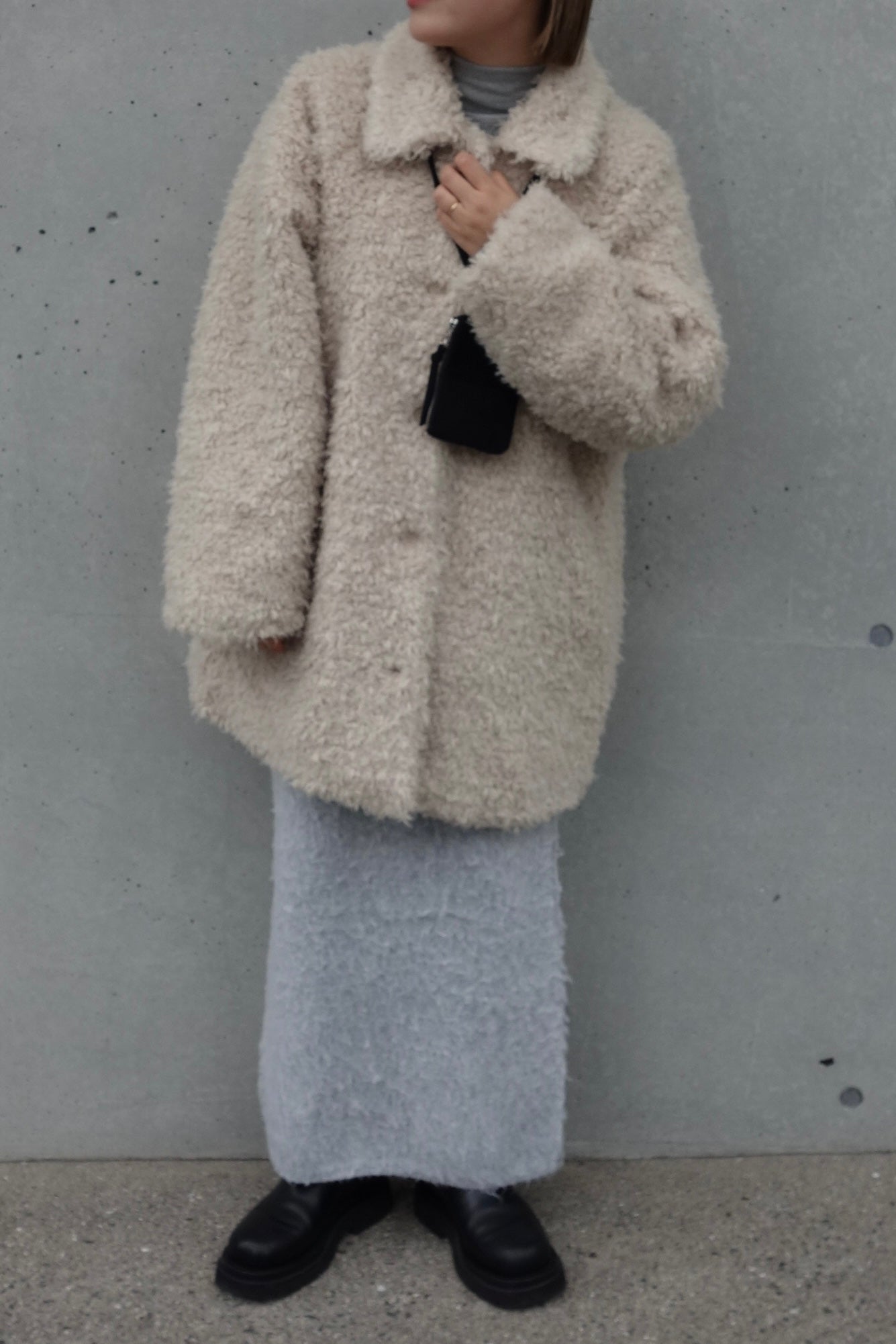 POODLE FUR COAT