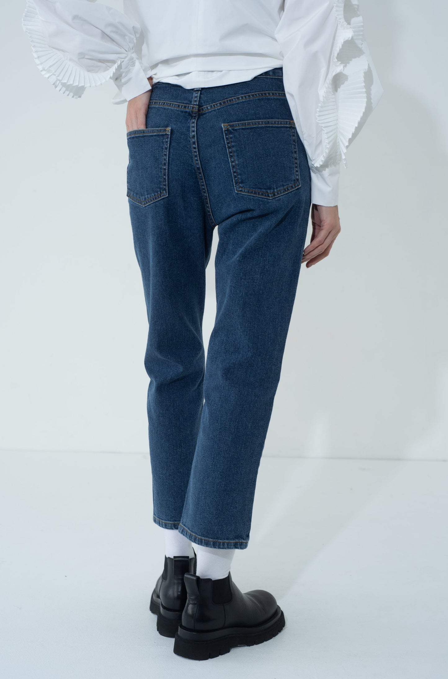 CROPPED BASIC DENIM