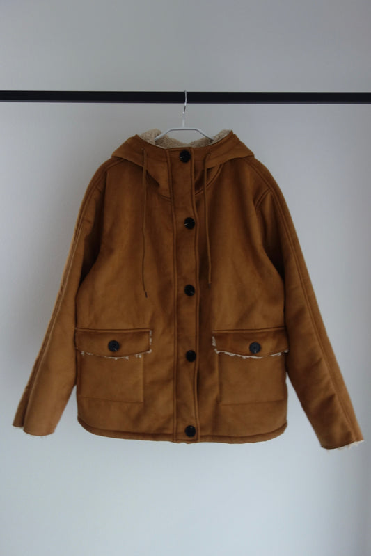 予約 / MOUTON HOODIE COAT