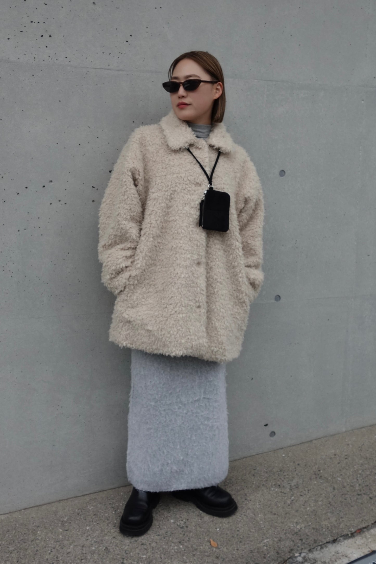 POODLE FUR COAT