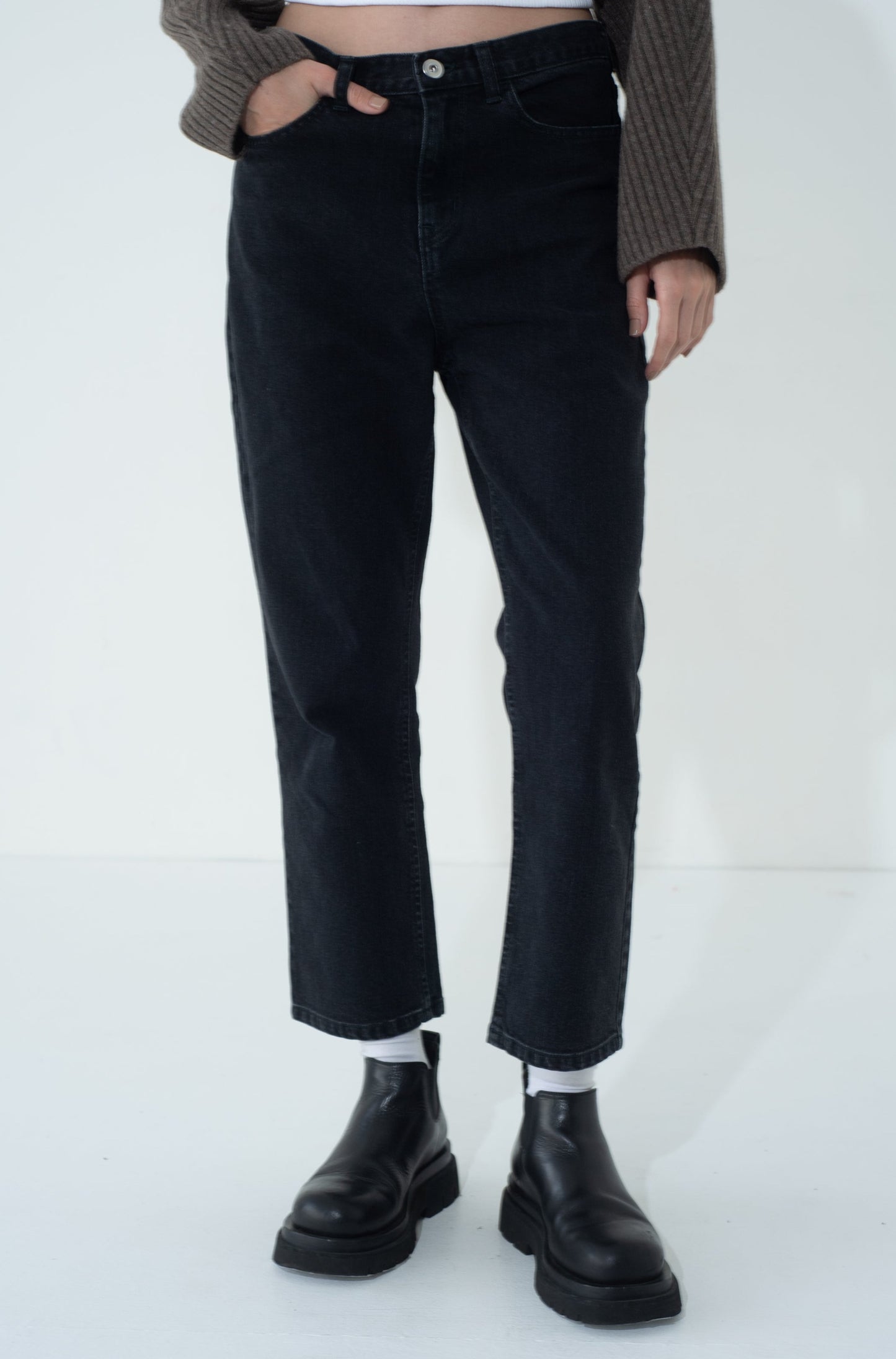 CROPPED BASIC DENIM