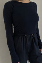 画像をギャラリービューアに読み込む, Layered long tee
