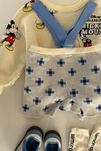 画像をギャラリービューアに読み込む, Flower tile suspender short pants
