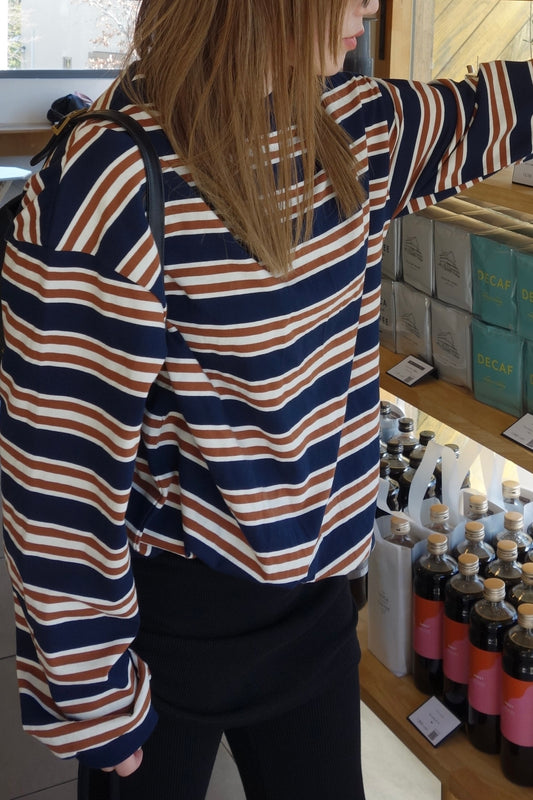 予約 / BORDER LONG TEE