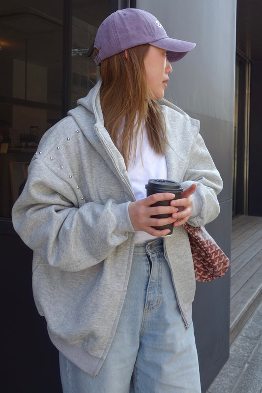予約 / STUDS BIG HOODIE