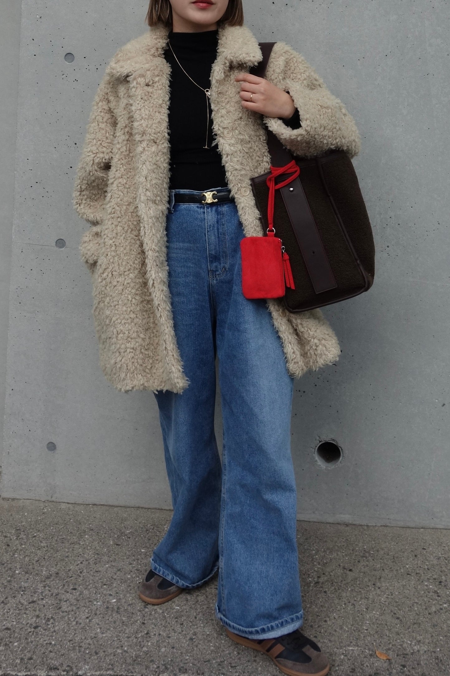 POODLE FUR COAT
