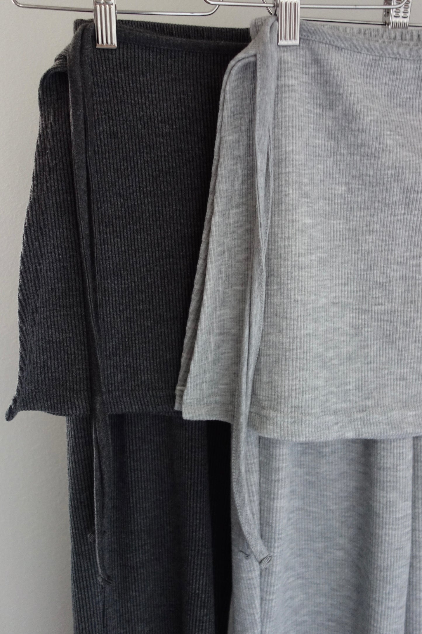 予約 / RIB WRAP SKIRT & FLARE PT