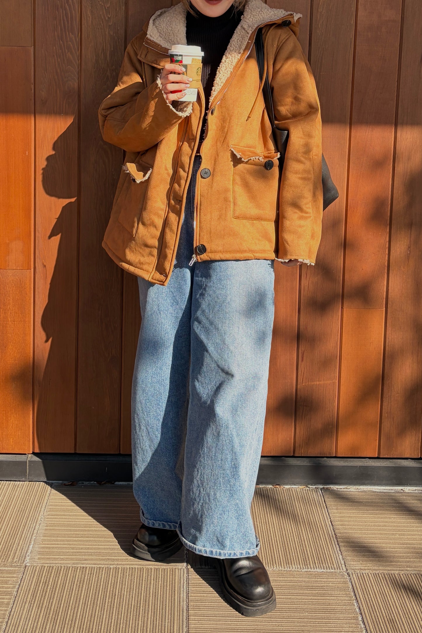 予約 / MOUTON HOODIE COAT