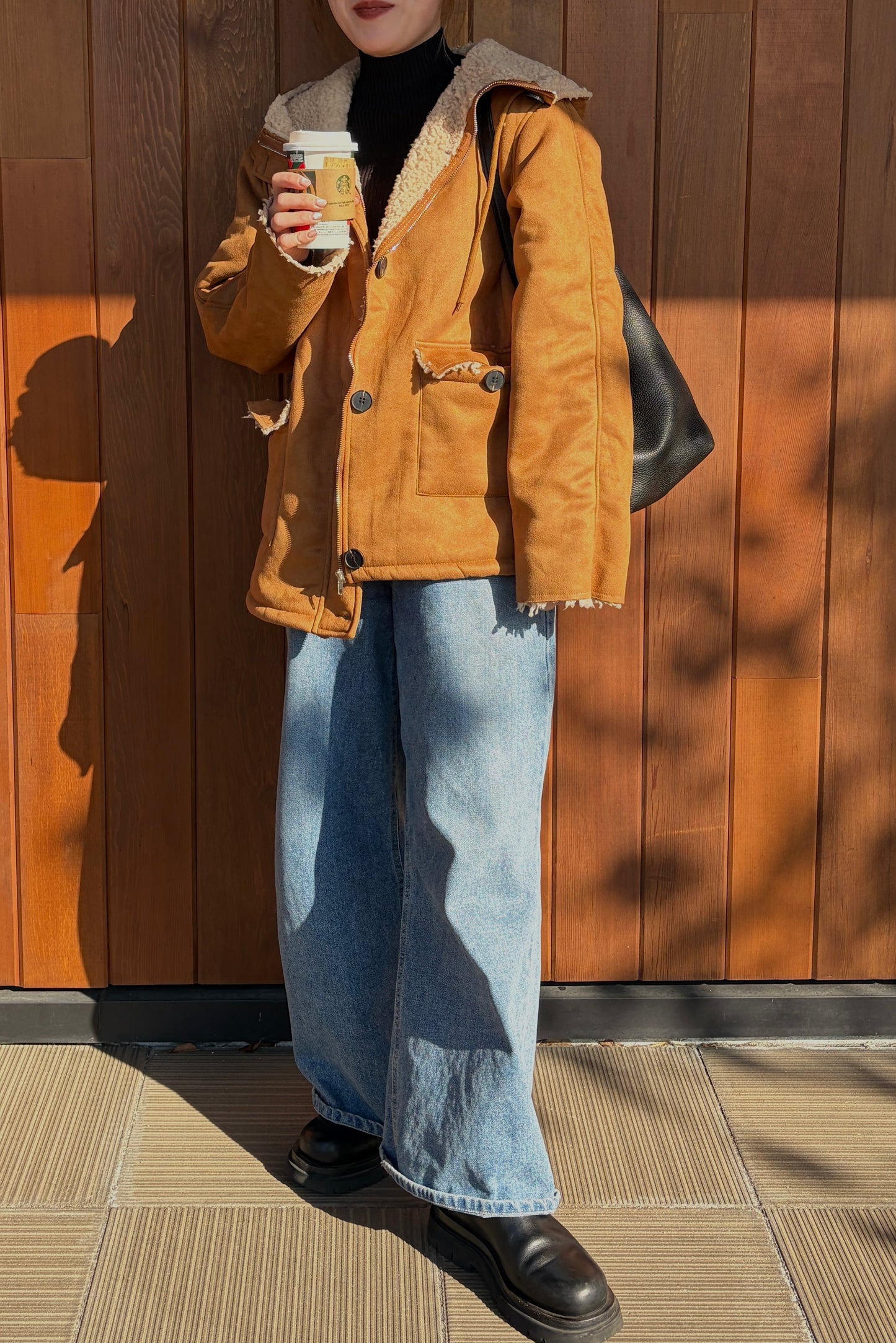 予約 / MOUTON HOODIE COAT