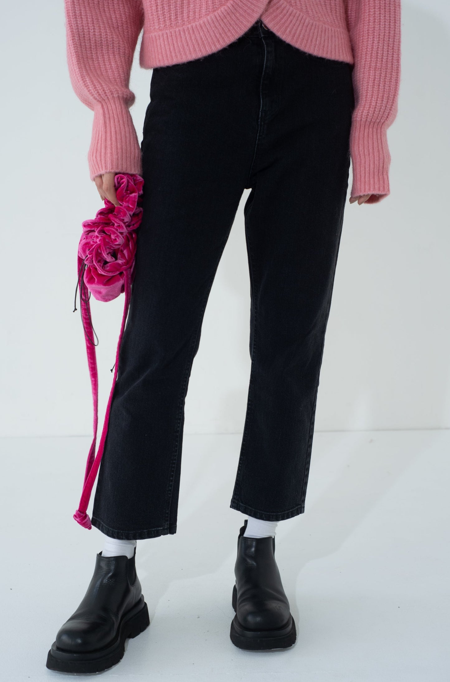 CROPPED BASIC DENIM