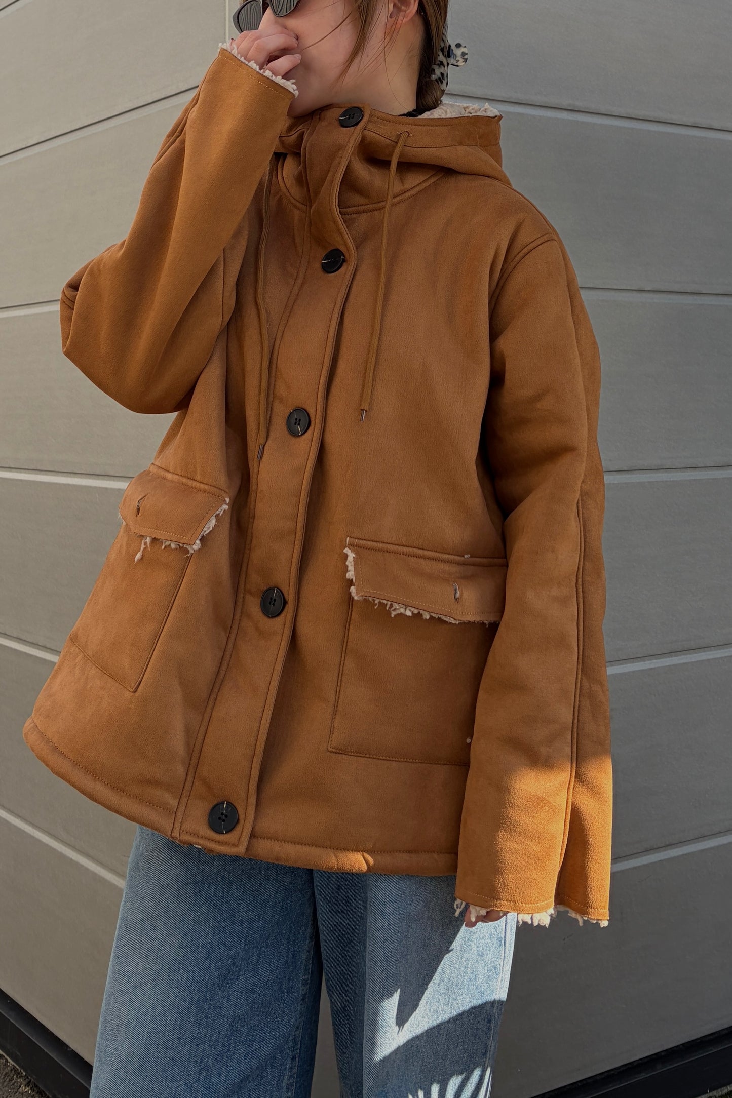 予約 / MOUTON HOODIE COAT