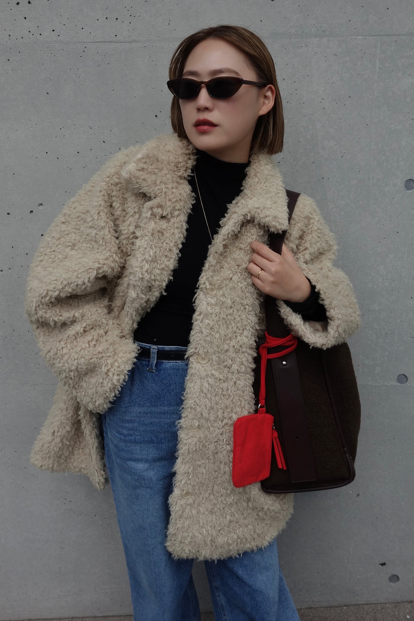 POODLE FUR COAT