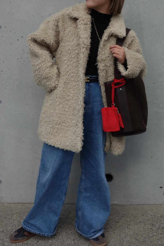 即納 / POODLE FUR COAT