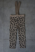 画像をギャラリービューアに読み込む, Leopard footless knit tights
